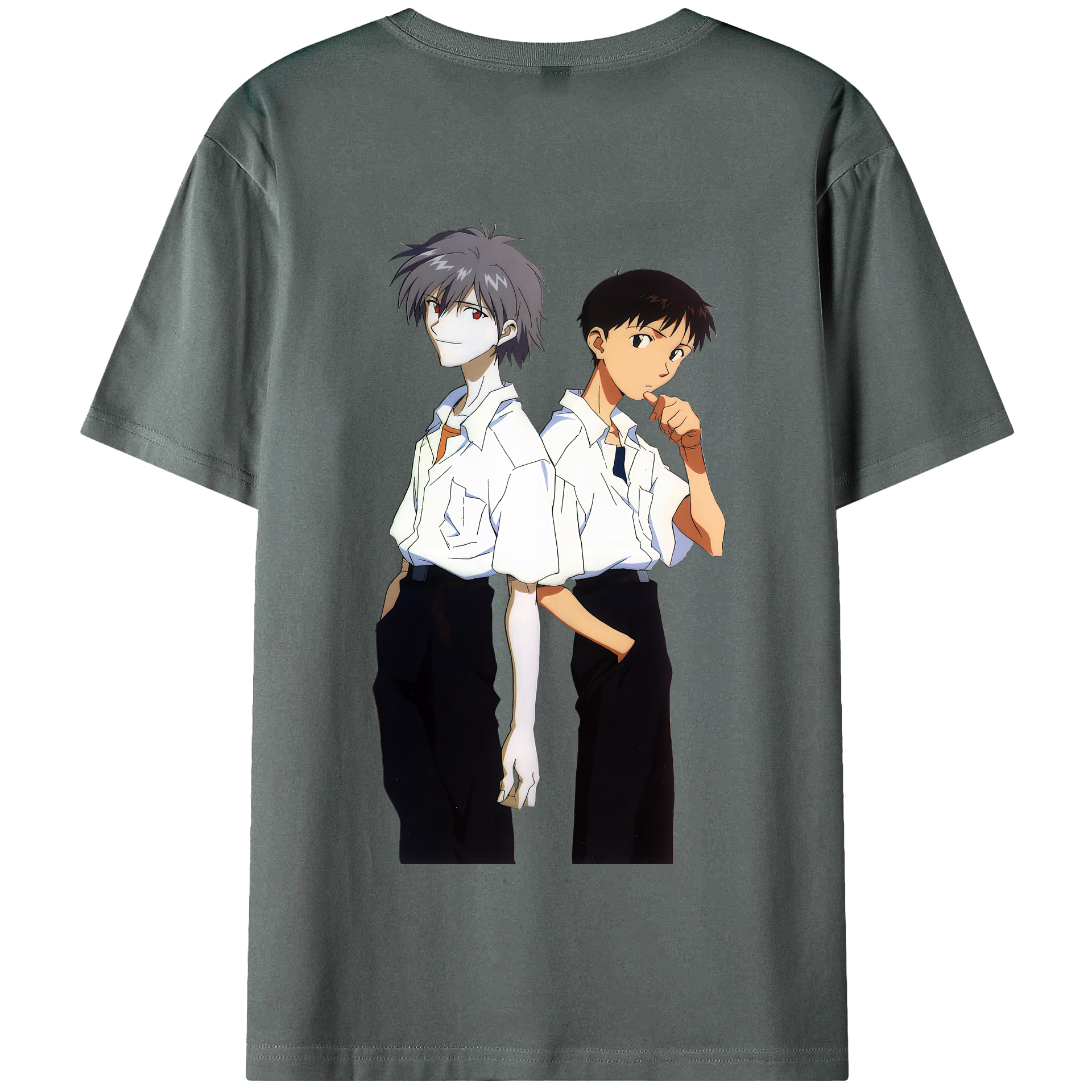 （画像用） EVA 新世紀エヴァンゲリオン 綿100％半袖Tシャツ（背面プリント）